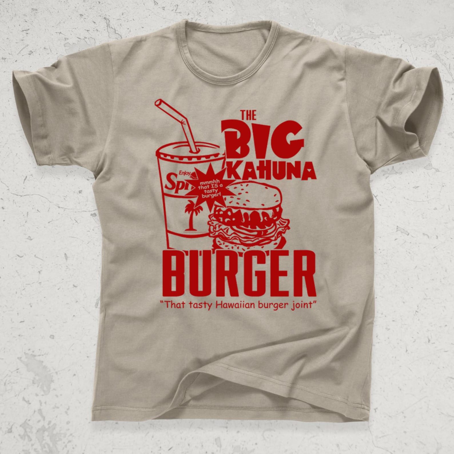 Pulp Fiction 2 directed by Quentin Tarantino Samuel L Jackson Jules Winnfield John Travolta Vincent Vega the Big Kahuna Burger mens t shirt 2XL