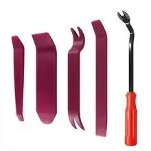 

Non-Scratch Car Door Panel Removal Tools - Plastic Pry Bar Set for Safe Interior Disassembly & Repair красный