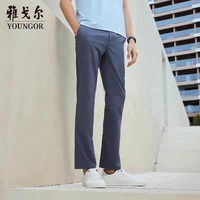 Men's Summer Stretch Cool Straight-Leg Pants