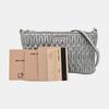 [Pre-Owned] Matelassé Silver Lambskin Quilted Crossbody Bag - Good #19ODGW0