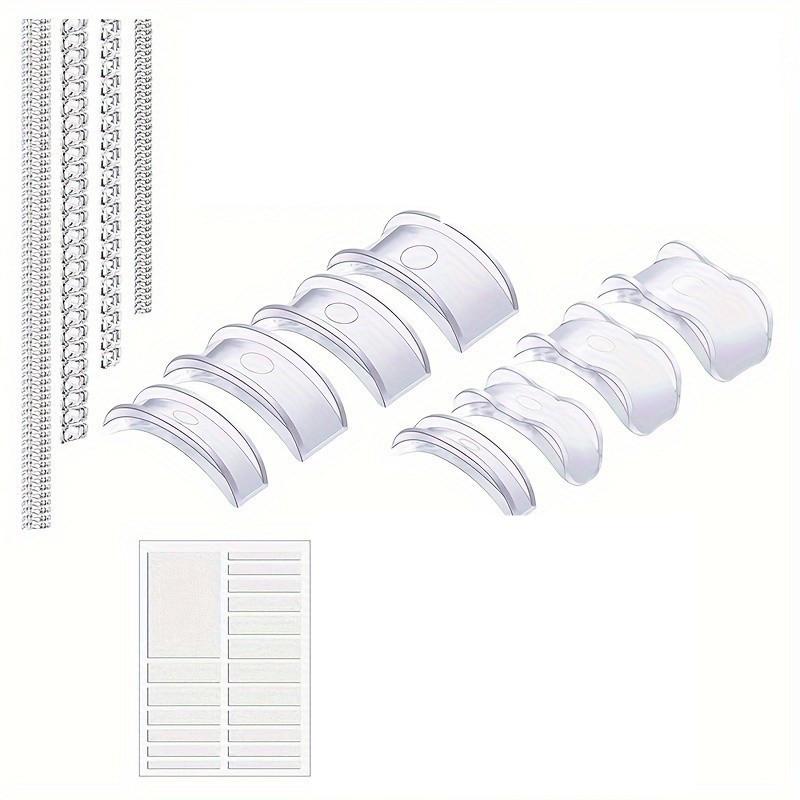 Transparent Invisible Ring Sizer: Spring Wire Acrylic Spacer for Oversized Rings