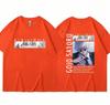 Japan Anime Jujutsu Kaisen Tričko Gojo Satoru Harajuku Manga Krátký rukáv Unisex Dámské Cool trička Streetwear Y2k Oblečení Topy