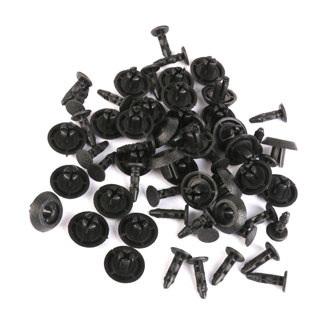 KOZEEY 30pcs Nylon Push Clip Rivet for Toyota Camry Highlander Prado