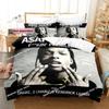 Asap Rocky Beding Set Single Twin Ful Quen King-Sized Dimensionsd Dimensions Bed Linen Set Aldult Kid Bedrom Duvetcover Sets 3D Print Anime Bed Shet