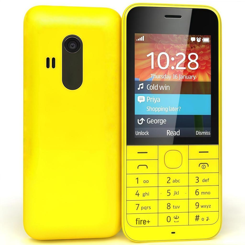 Dual SIM 2G Keypad Phone for Seniors and Students