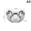 Stainless Steel Plate For Children,Canteen Divided Plate,3Grid,5Grid Dinner Plates,Dinnerware Set, Dinner Tableware