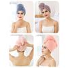 Dry Hair Cap High-Density Microfiber Fast Absorbing Soft Hair Towel Wrap Spiral Twist Non-Slip