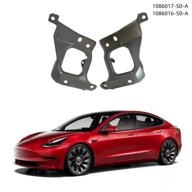 A03E-1086017-S0-A 1086016-S0-A Front Fender Bracket Front Bumper Flap Automotive For Tesla Model 3 2017-