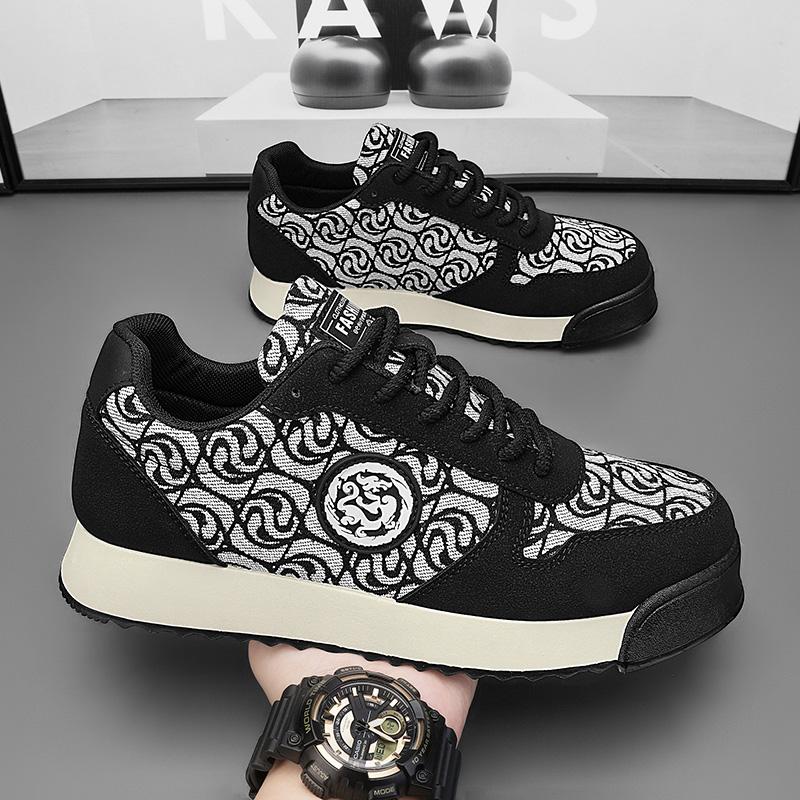 Male Sneakers Apring and Autumn Casual Sneaker Skateboard Loafers Sports and Leisure Outdoor Shoes for Men Ventilate All-match