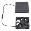 Solar Panel Powered Fan Portable 3.5W 6V Solar Exhaust Fan for Chicken Dog Pets Houses Outdoor Camping