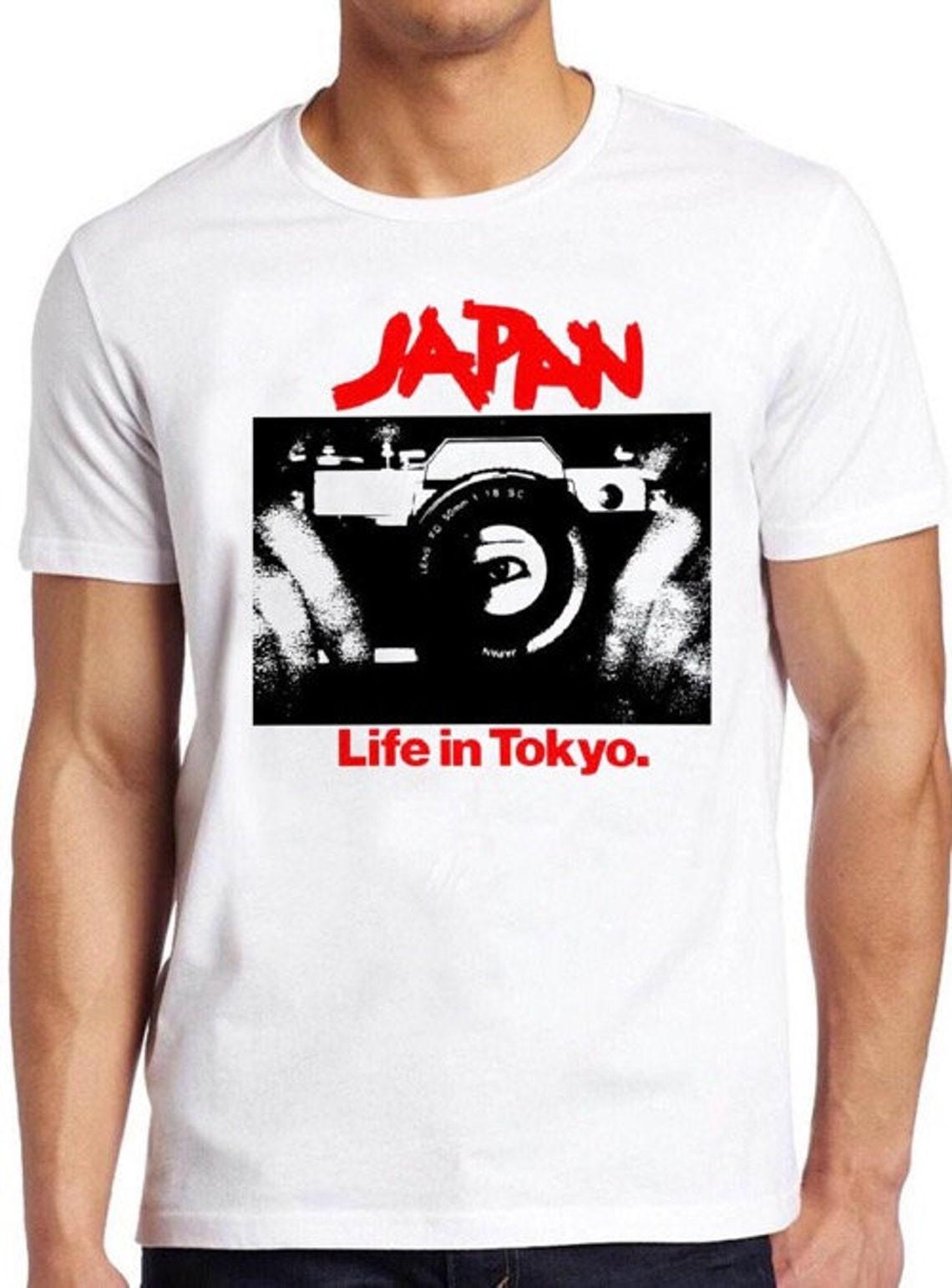 Japan T Shirt B1564 Sylvian Life In Tokyo Synth Pop Band Gift Retro Cool Top Tee M