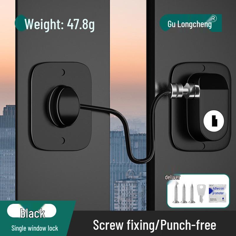 Child Safety Sliding Door & Cabinet Lock - Anti-Pinch & Anti-Open Protection for Drawers & Refrigerators