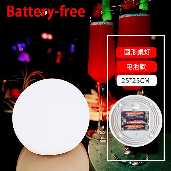 12-25cm LED Luminous Ball Lamp RGB Charging Remote Control Outdoor Waterproof Decorative Atmosphere Lamp Courtyard Lawn Lamp Hot