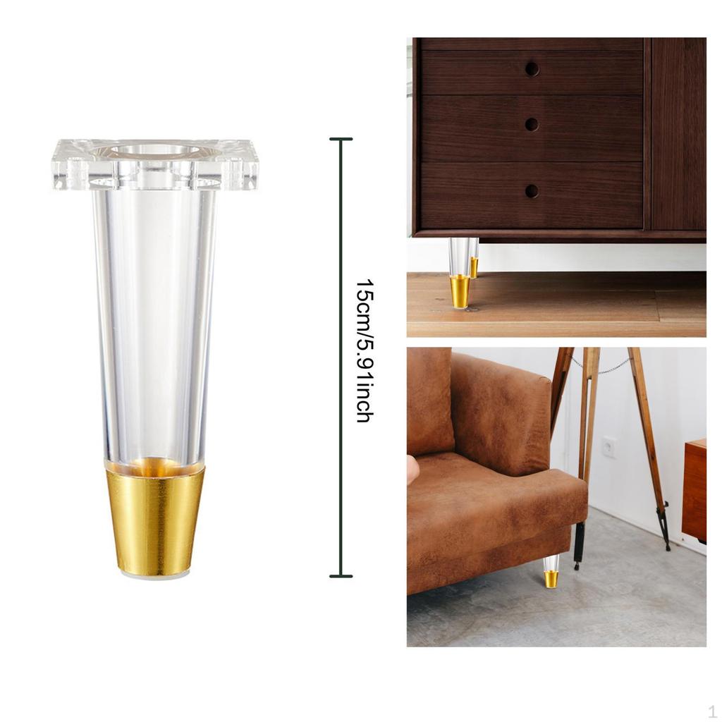 Acrylic Furniture Leg for Chair And Sofa, Design TV Cabinet Wardrobe