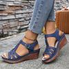 Summer Women Wedge Sandals  New Platform Sandals Trend Orthopedic Shoes Retro Casual Comfort Peeping Toes Shoes Women