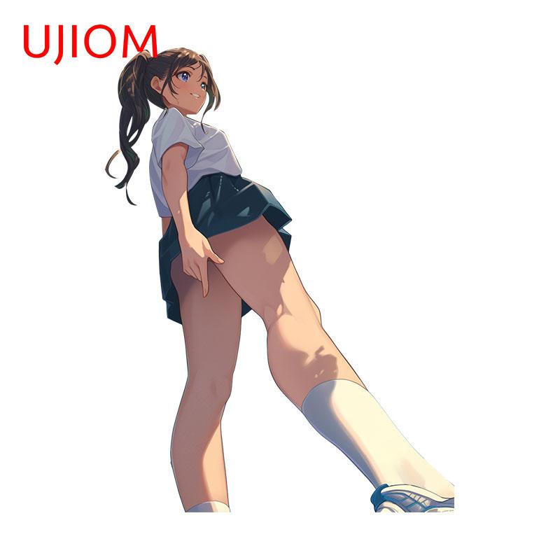 

UJIOM 13 см x 9.8 см Горячая Девушка Аниме Наклейки на Стену Графика Устойчивая к Царапинам Наклейка Декор Стены Дивана Ноутбука Детской Комнаты Аксессуары 13cm