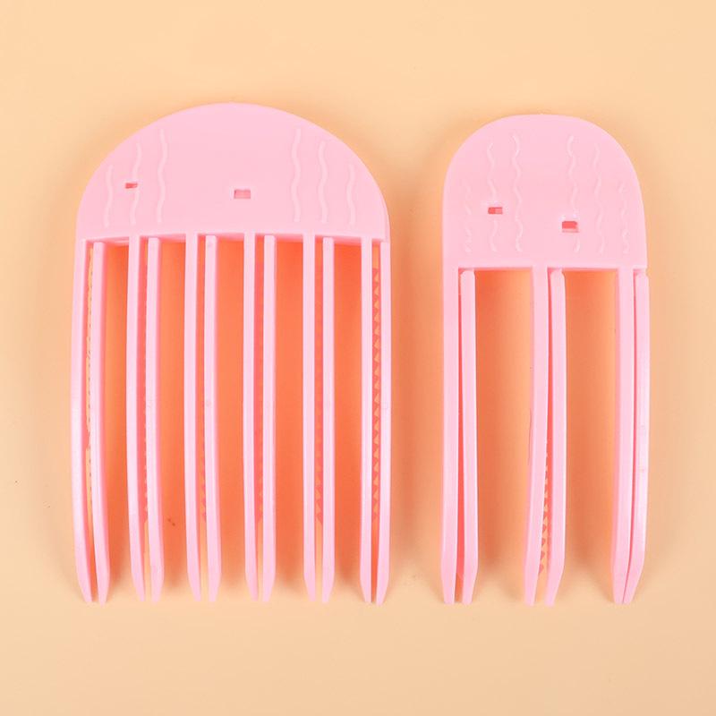 Pince à cheveux crâne haut sculpté par le vent: 2024 Frange duveteuse et outil de coiffage des racines