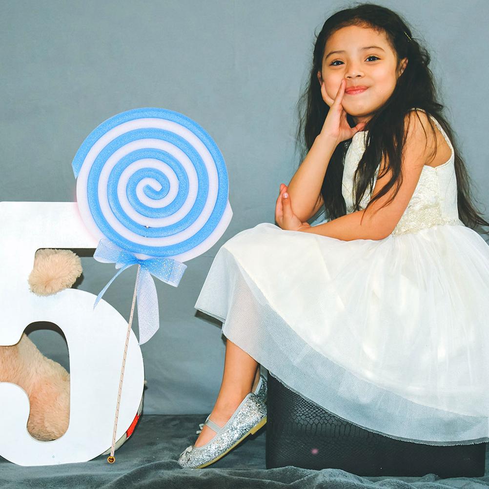 2 st Jättelånga klubbor Rekvisita Stor klubbmodell Simulering Jättekäppar Festgodisdekoration Festival Falsk jättekäpp Prydnad