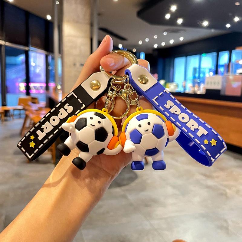 Creative Football League Gift Keychains For Women Men Bag Pendant Car Keyring Jewelry Gift Decoration Accessories
