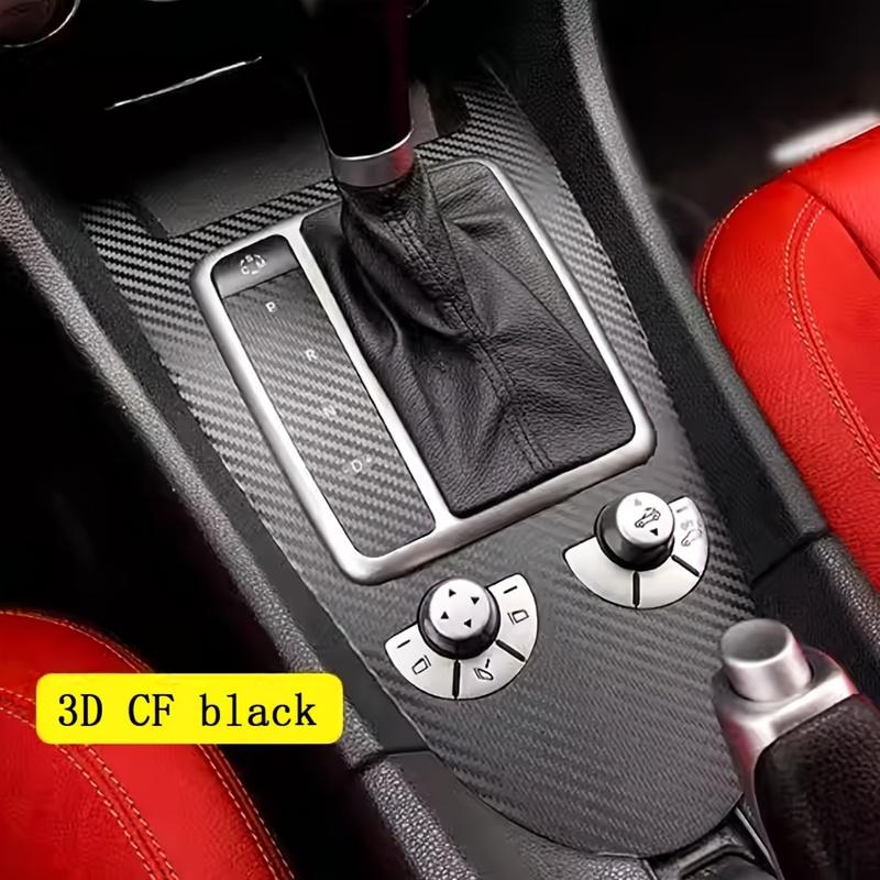 for Mercedes Benz SLK R171 2004-2010 Car Gear Panel Sticker Gear Box Protective Film Car Interior Sticker Car Accessories