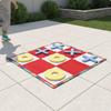 Team Building Game Set Interactive Giant X and O Toe Portable for Children