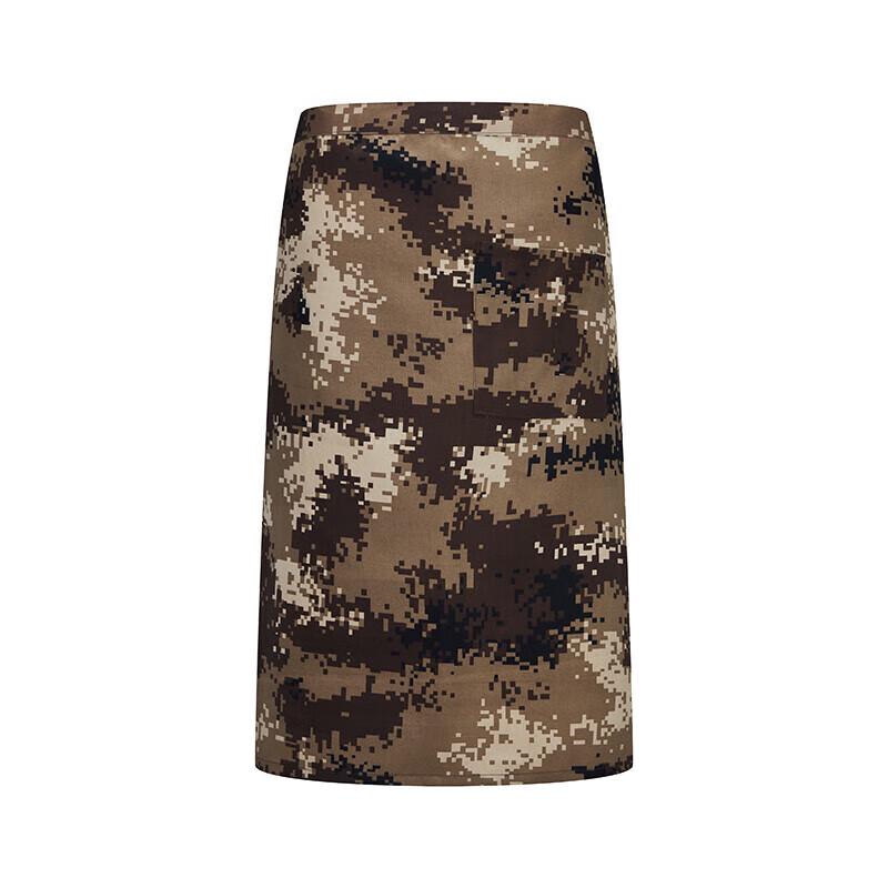 Camouflage Half-Body Work Apron M