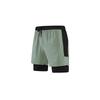 In-Stock Men's Sporty Quick-Dry Two-Piece Woven Shorts with Liner, Mid-Length, Anti-Exposure, Sweat-Absorbing.