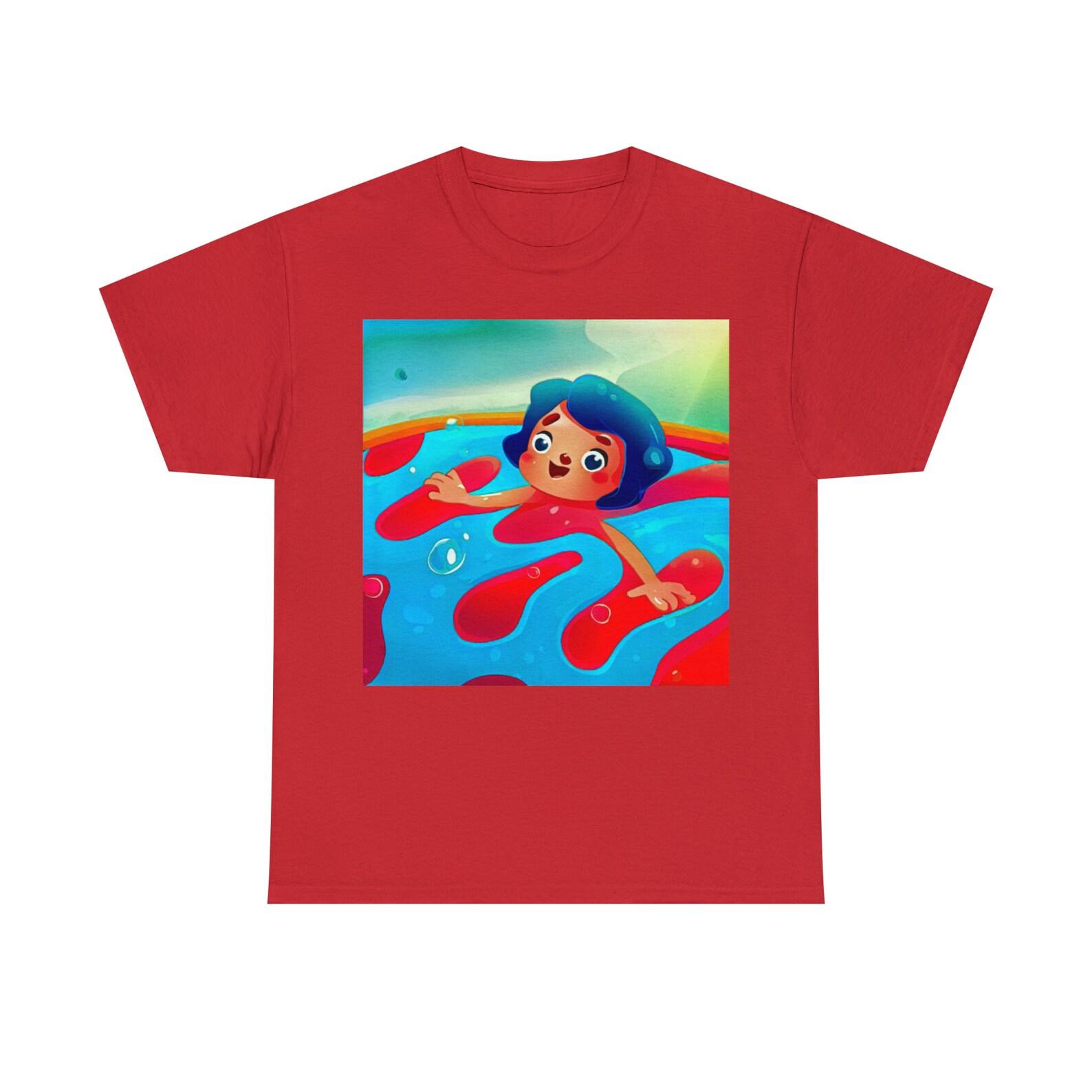 Girl Swimming Cotton Tee 160