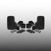 2 Pieces UTV Side Mirror Wide Angle BackwardViewing Easy to Install offOutdoor Vehicle