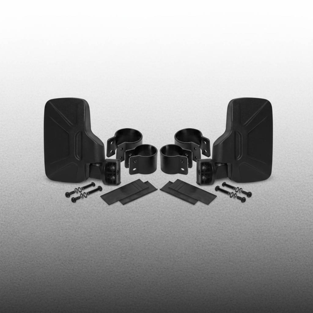2 Pieces UTV Side Mirror Wide Angle BackwardViewing Easy to Install offOutdoor Vehicle