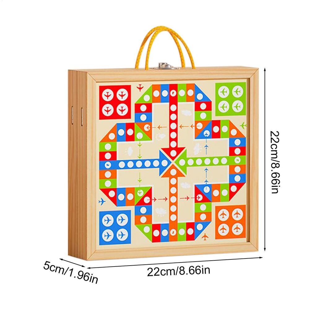 Board Games Desktop Battle Toys 7-in-1 Wooden Educational Tabletop Game for Teachers Caregivers Kindergarten Classroom