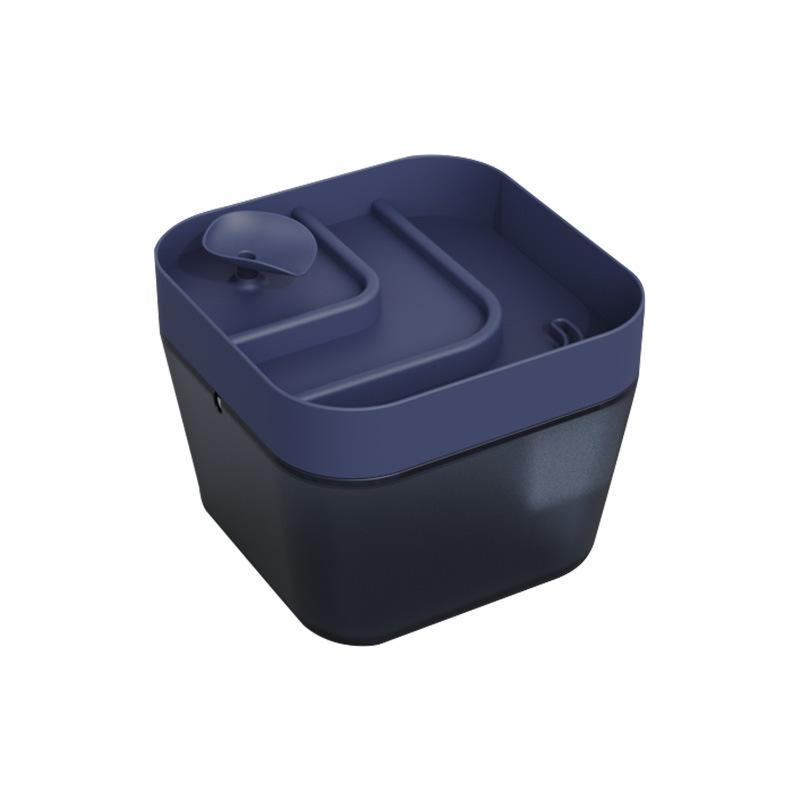 

Диспенсер для домашних животных Smart 2.2L Cat Water Fountain Автоматический рециркуляционный фильтр Электрический бесшумный Cat Dog Поилка Чаша Внутренние принадлежности синий