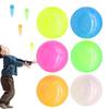 6pcs Luminous Wall Target Ball Sucker Sticky Ceiling Ball DecompressionToys Squeeze Ball For Kids Adult Colorful Rubber Balls