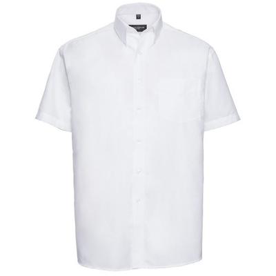 Mens Oxford Easy-Care Short-Sleeved Formal Shirt