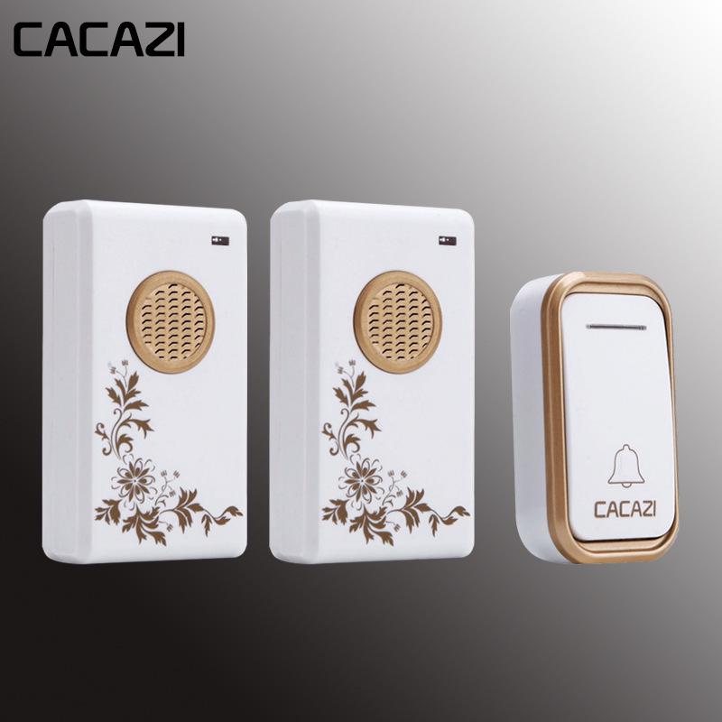 Smart Wireless Long-Range Waterproof Doorbell with Remote & Digital Music (One-to-Two System)