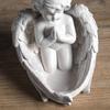 Adorable Vintage Angel Candlestick Ornaments European-style Home Living Room Tabletop Entrance Candle Mug Nice Decoration Decoration