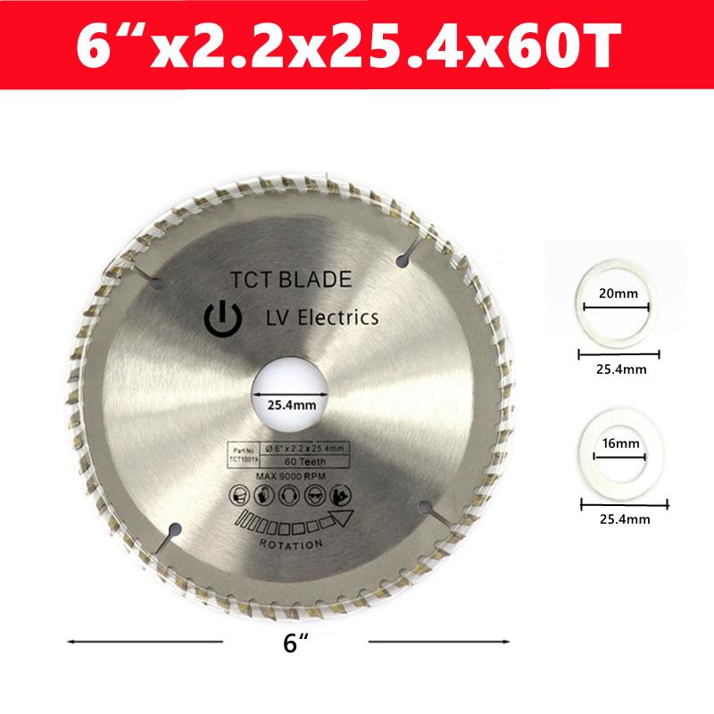 1pcs TCT woodworking saw blade 4/6/7/8inch  30T/40T/60Tmultifunctional circular cutting disc for cutting wood cutting tools