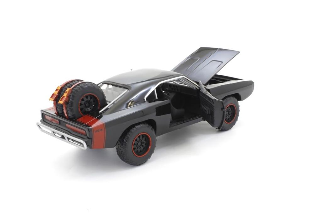 Kyosho Jada Toys Fast Furious Series Scale Dodge Charger Black Finished Model JADA97038 & 1/24 F&F R/T Off-Road (Dominic)