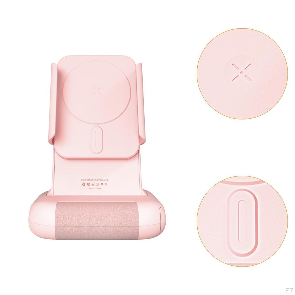 Phone Camera Grip Handle Nonslip Cellphone for Home Outdoor Vlog Black