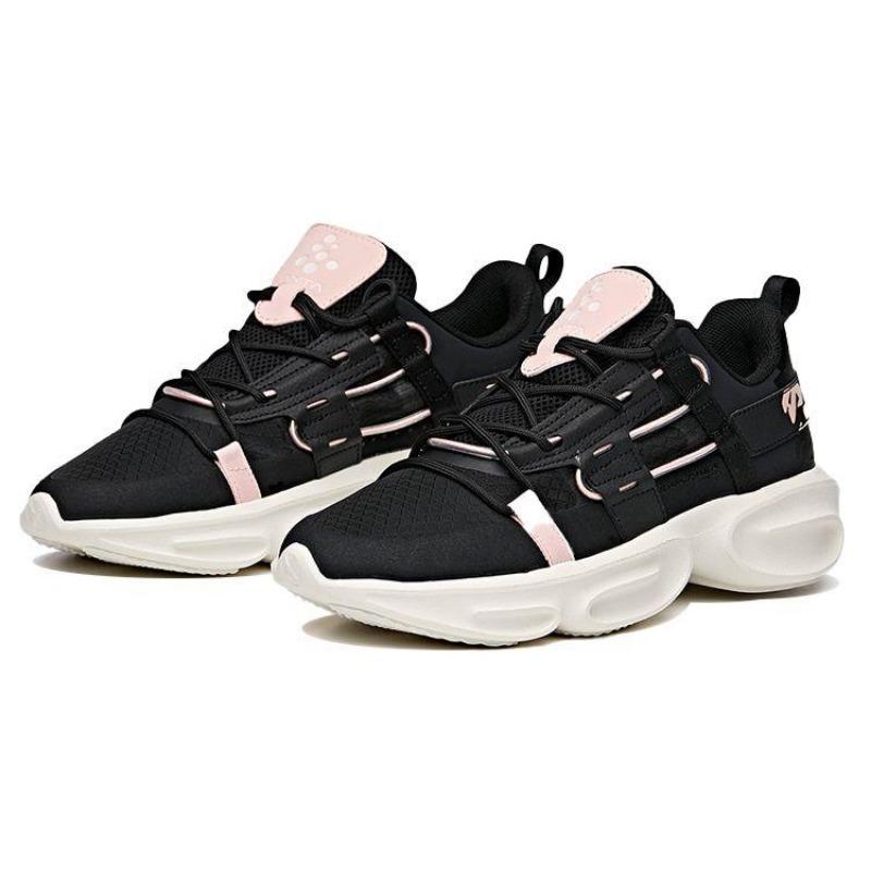 Anta Training Series Women Low-top Training Shoes Black Pink 122037789-3