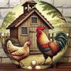 Iron Wall Art 2D Home Decor Metal Wall Painting Living Room Bedroom Kitchen Easy Hang Durable
