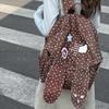 Schoolbag wholesale new Mori ins Japanese solid color canvas casual small backpack retro niche simple student class