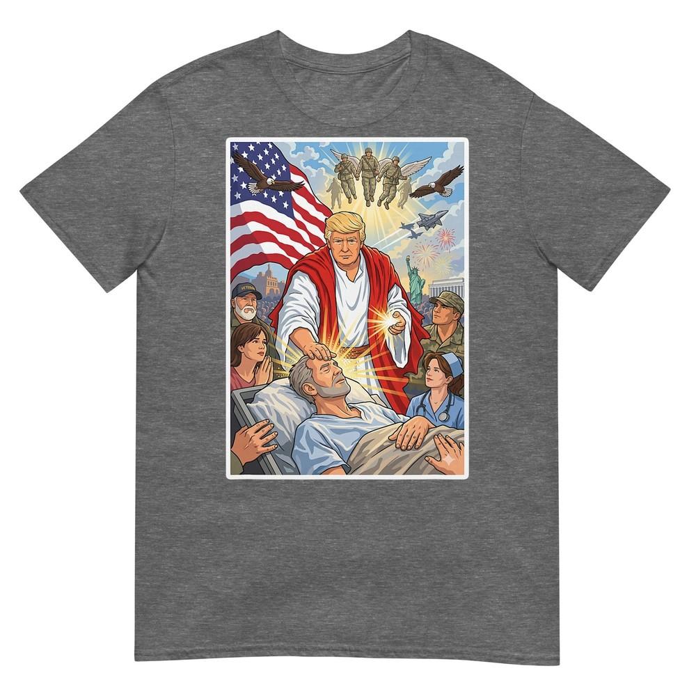 Trump As Jesus Patriotic Graphic Funny Unisex Unisex TShirt