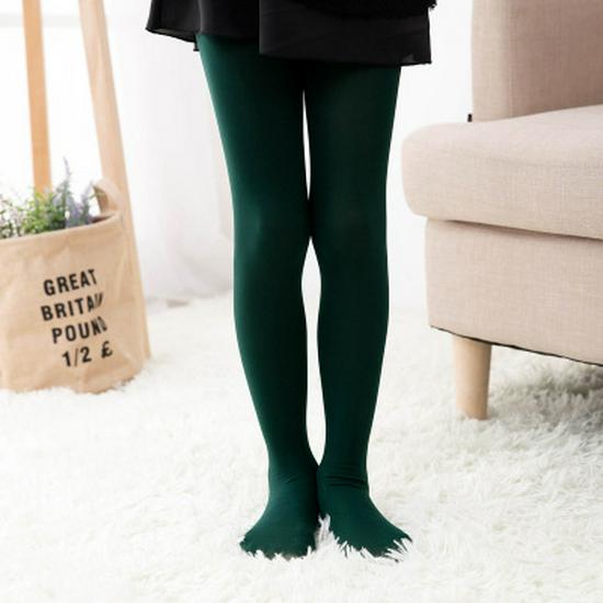 Children's White Spring-Summer Dance Pantyhose - Thin, High-Elastic Velvet Stockings for Girls