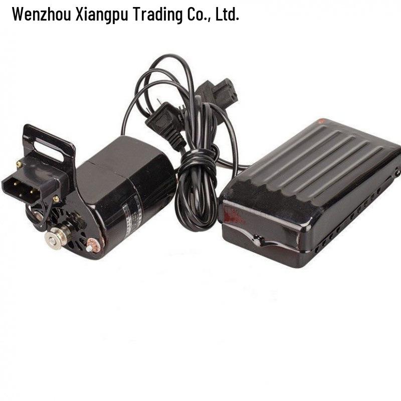 מנוע מכונת תפירה חשמלי בסגנון וינטג' 250W עם דוושת רגל 180W, חוט נחושת מלא, לתפירת בגדים ביתית.