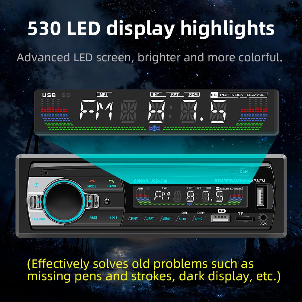 

Автомобильный MP3-плеер Радио Стерео Мультимедиа Цифровое Bluetooth Аудио Музыка Стерео Автомобильные Аксессуары Пульт Дистанционного Управления USB TF FM-приемник