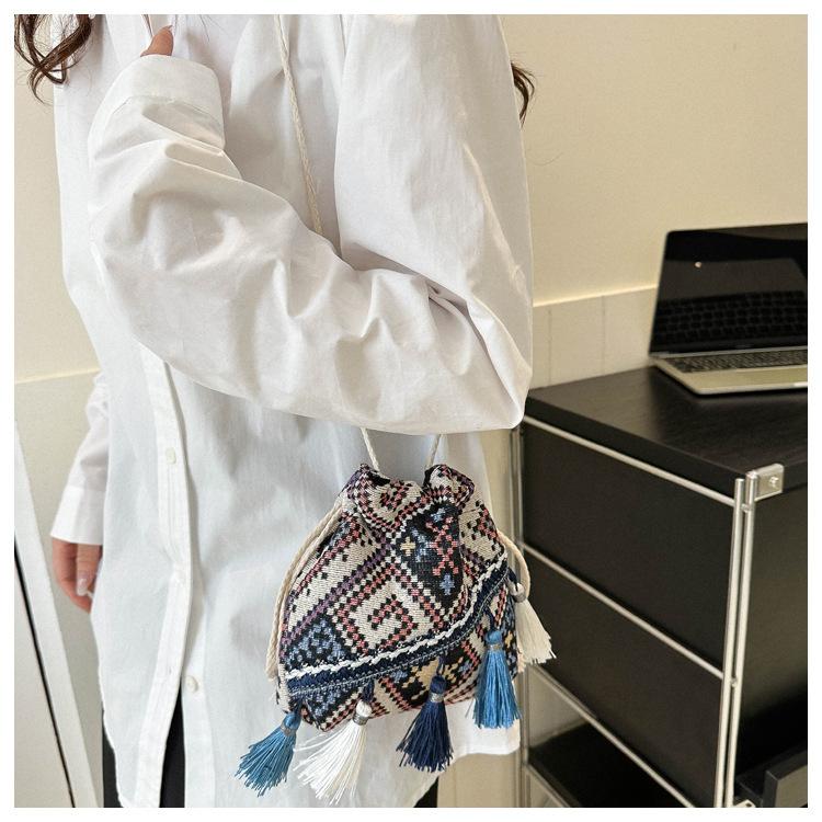 Bag Women's Merry Su Mini Small Mobile Phone Bag Stylish High-value Crossbody Bag Retro Versatile Shoulder Bag