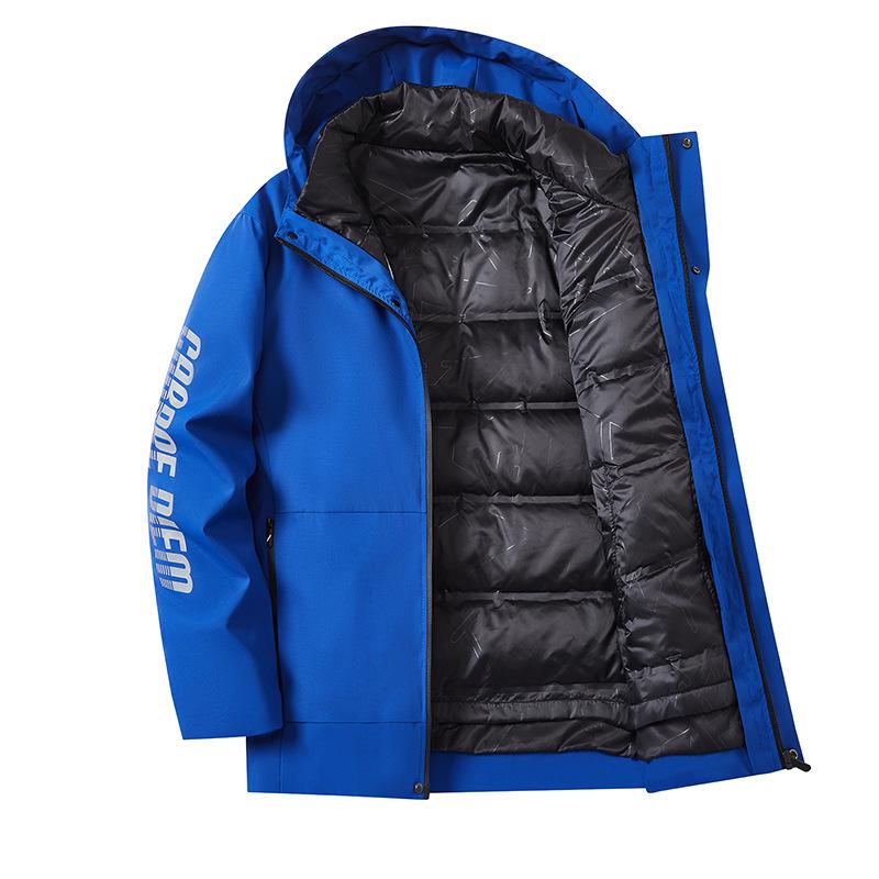 

Мужская и женская водонепроницаемая пуховая куртка 3-в-1 со съемной подкладкой - Зимняя коллекция 2024 XL