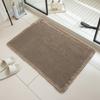 Absorbent Non Slip Bath Mat Quick Drying Bathroom Rug with Rubber Backing for Home Shower Entrance Doorway Floor 20*32 Inch