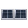 2Pcs 5W Portable Solar Panel USB Solar Charger with Back Stand for Smartphones MP3 Players MP4 Devices